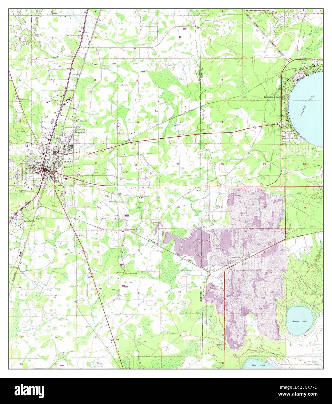 Starke florida map Cut Out Stock Images & Pictures Alamy