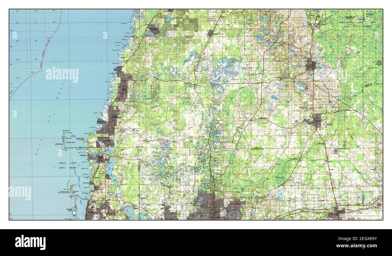 Tarpon Springs Florida map 1978 - Tarpon Springs Florida Map 1978 1100000 United States Of America By Timeless Maps Data Us Geological Survey 2EGX89Y