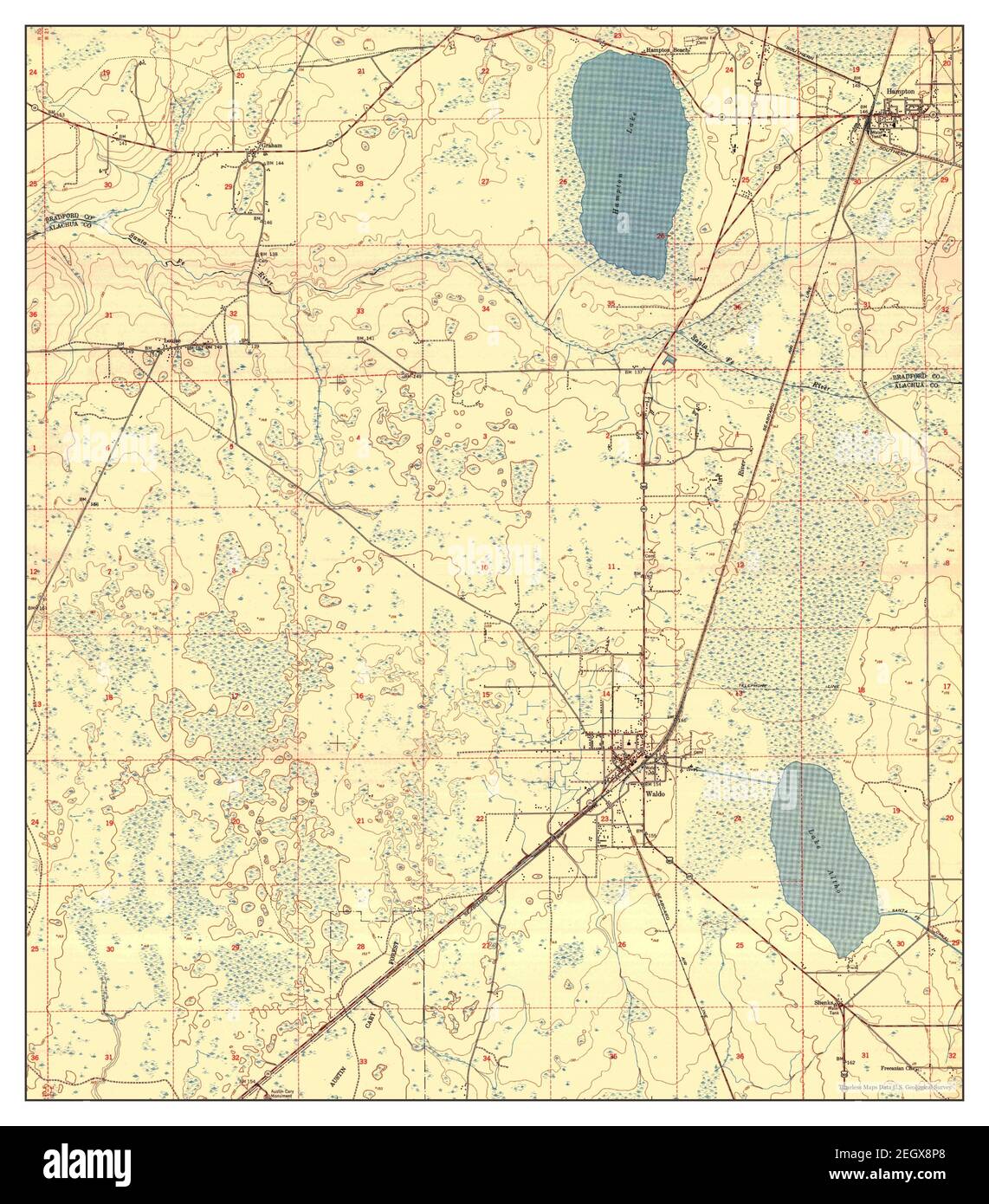 Map of waldo hires stock photography and images Alamy