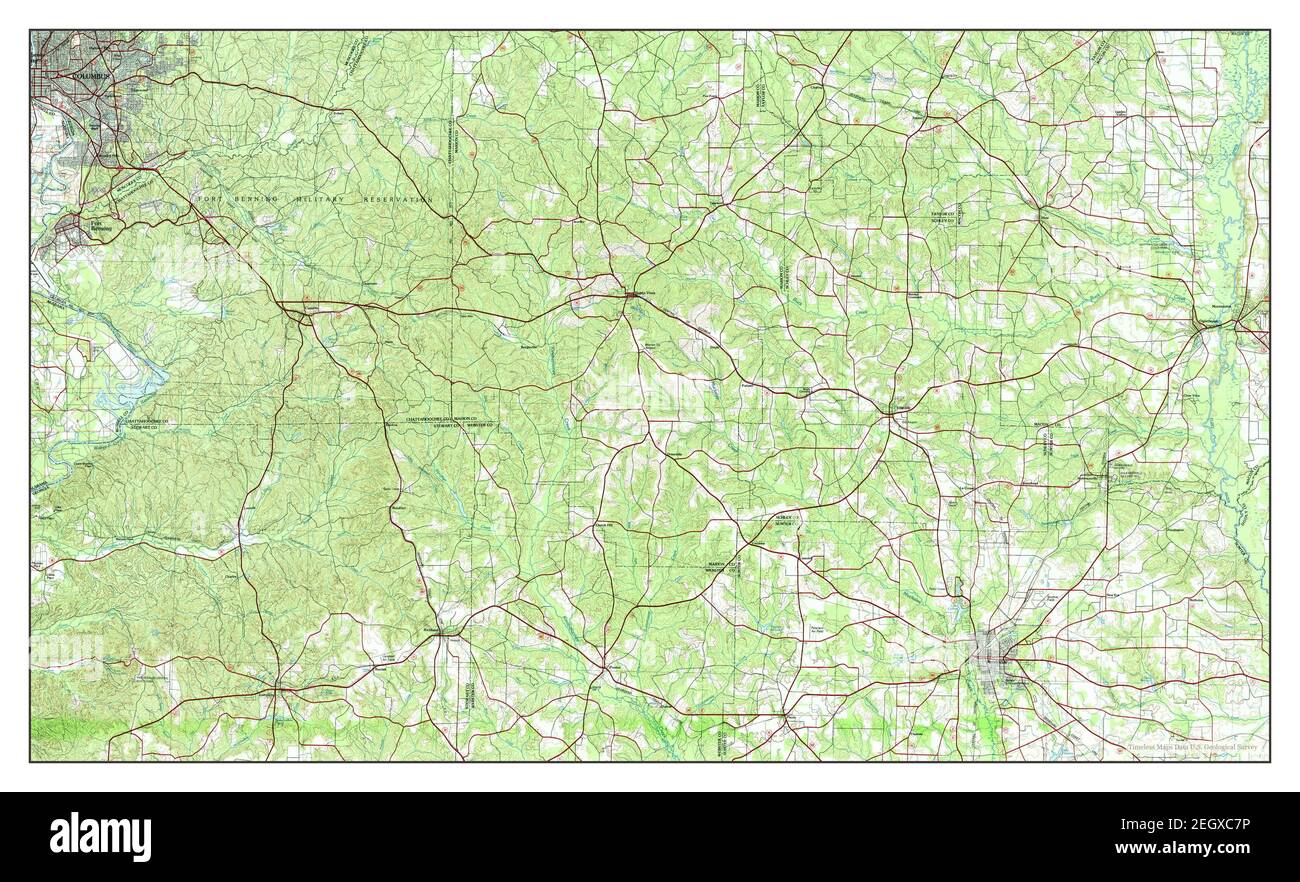 Americus, map 1981, 1100000, United States of America by