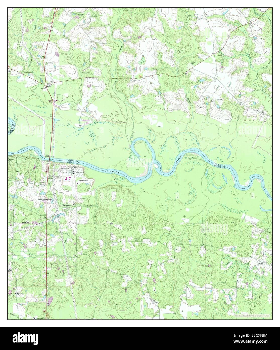 Map of baxley hires stock photography and images Alamy