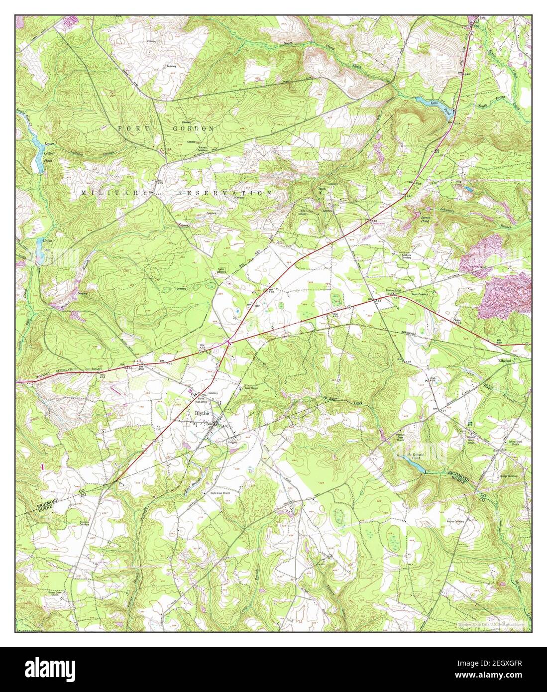 Map of blythe hires stock photography and images Alamy