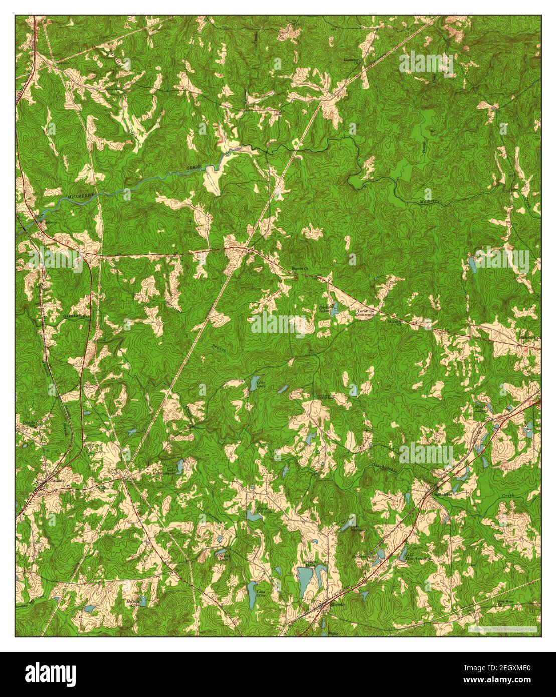 Cataula, map 1955, 124000, United States of America by
