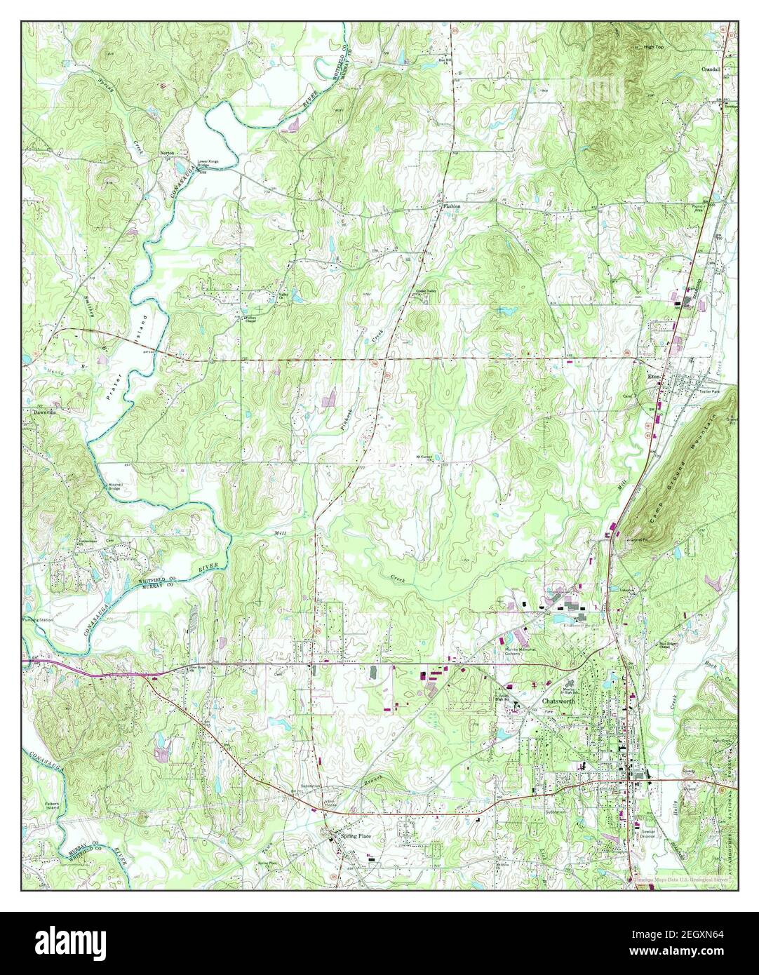 Chatsworth, map 1972, 124000, United States of America by