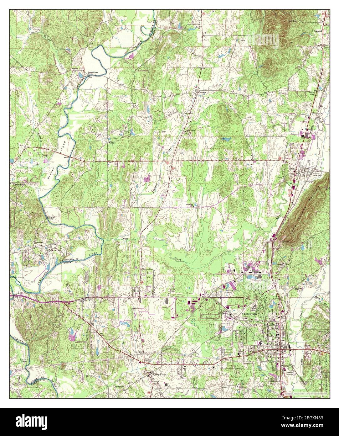 Chatsworth, map 1972, 124000, United States of America by