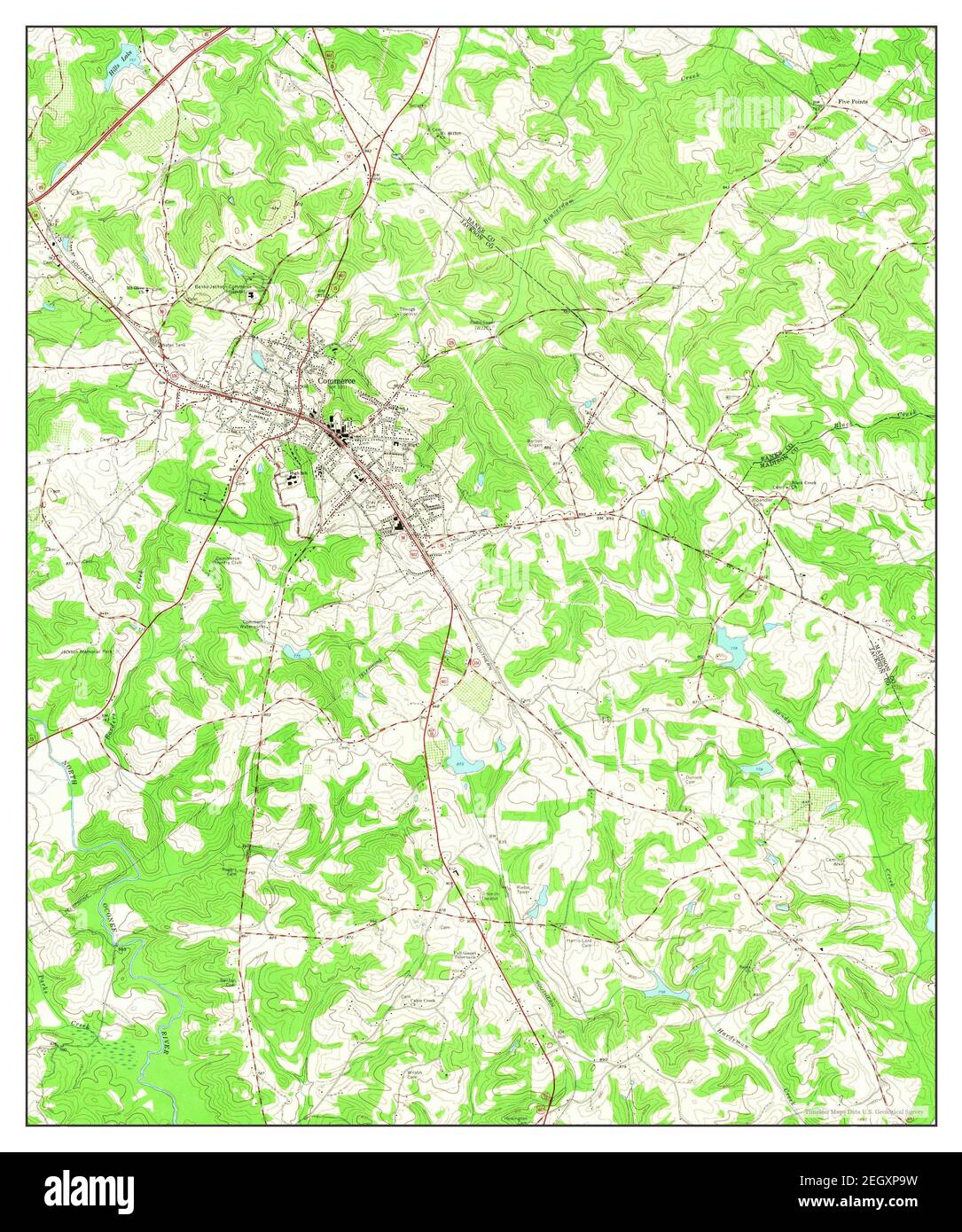 Commerce, map 1964, 124000, United States of America by