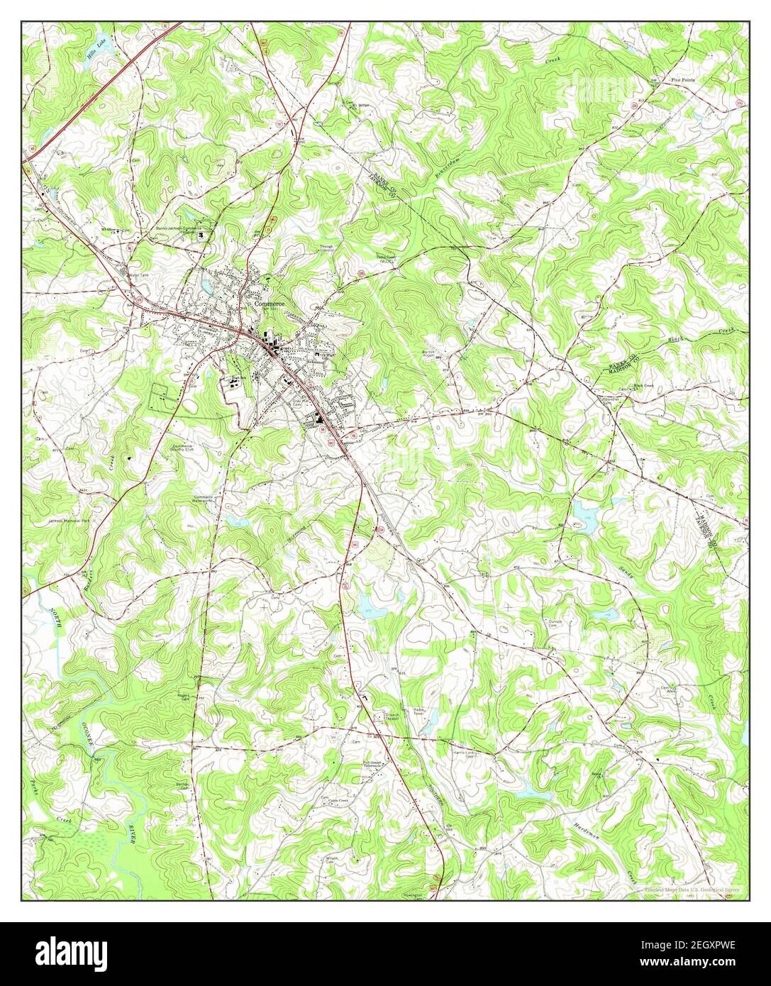 Commerce, map 1964, 124000, United States of America by