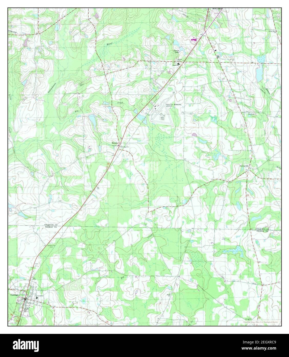 Map of coolidge Cut Out Stock Images & Pictures Alamy