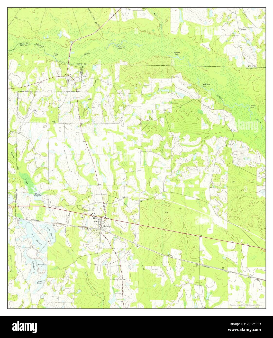 Enigma, map 1973, 124000, United States of America by