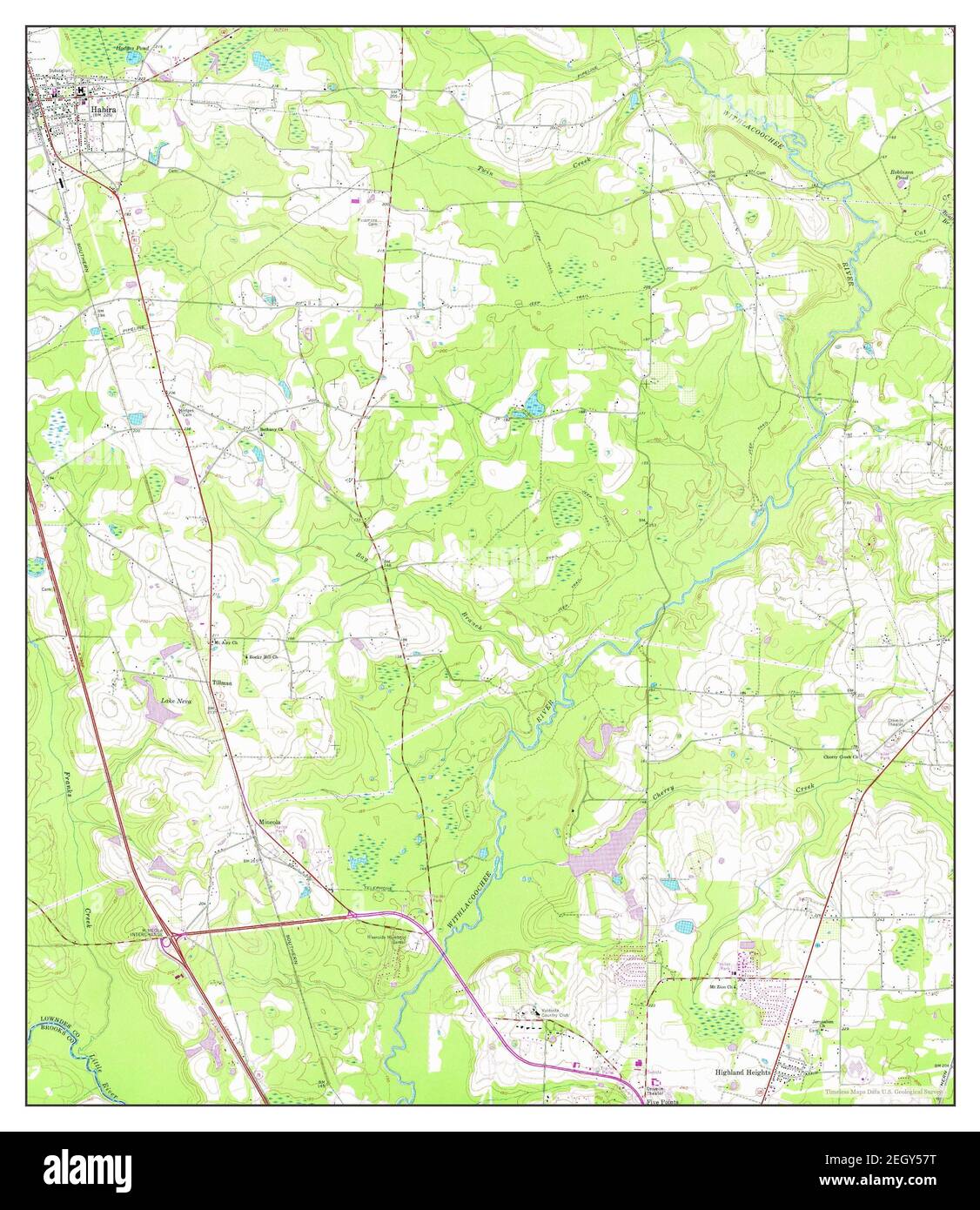 Hahira map Cut Out Stock Images & Pictures Alamy