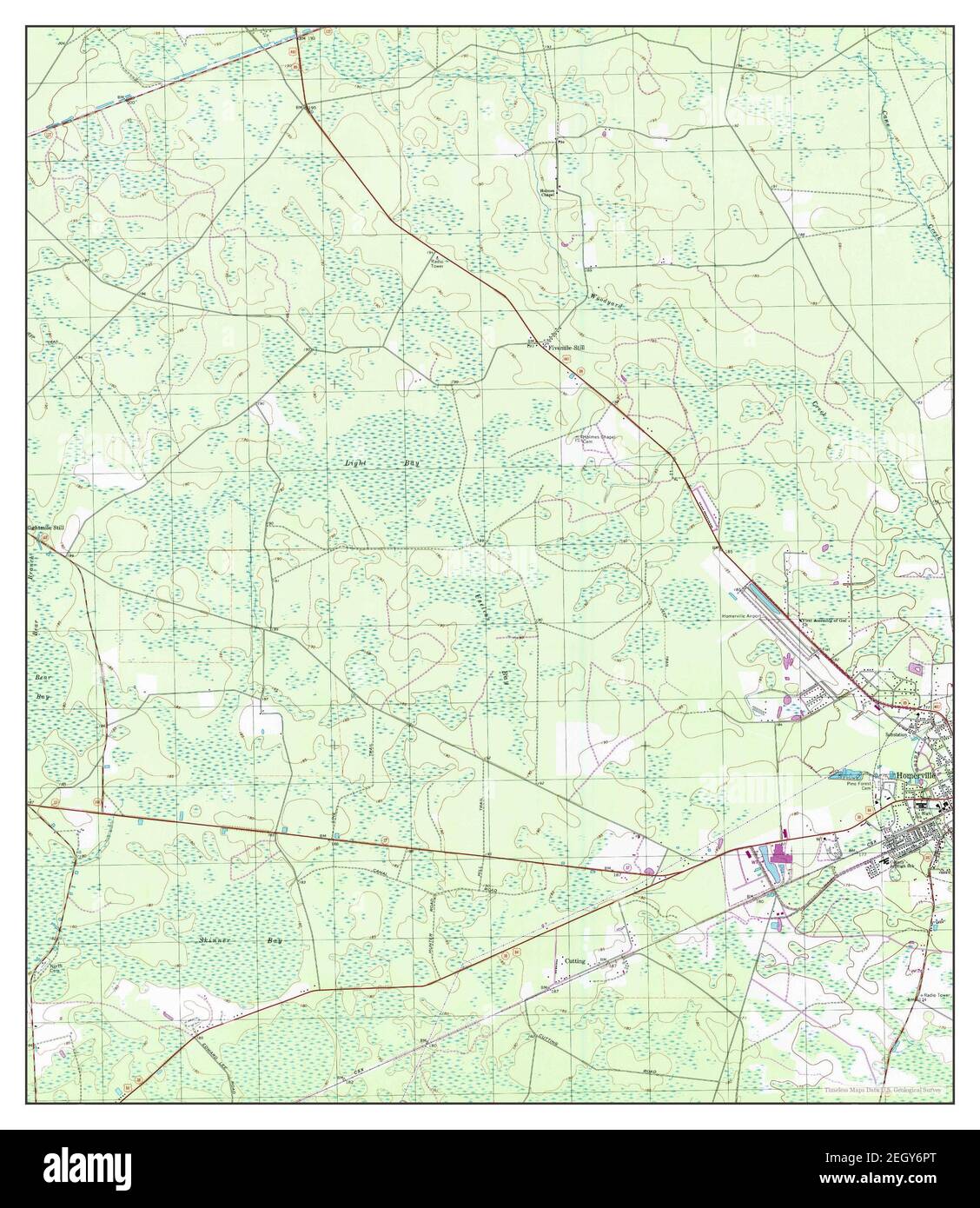 Homerville map hires stock photography and images Alamy