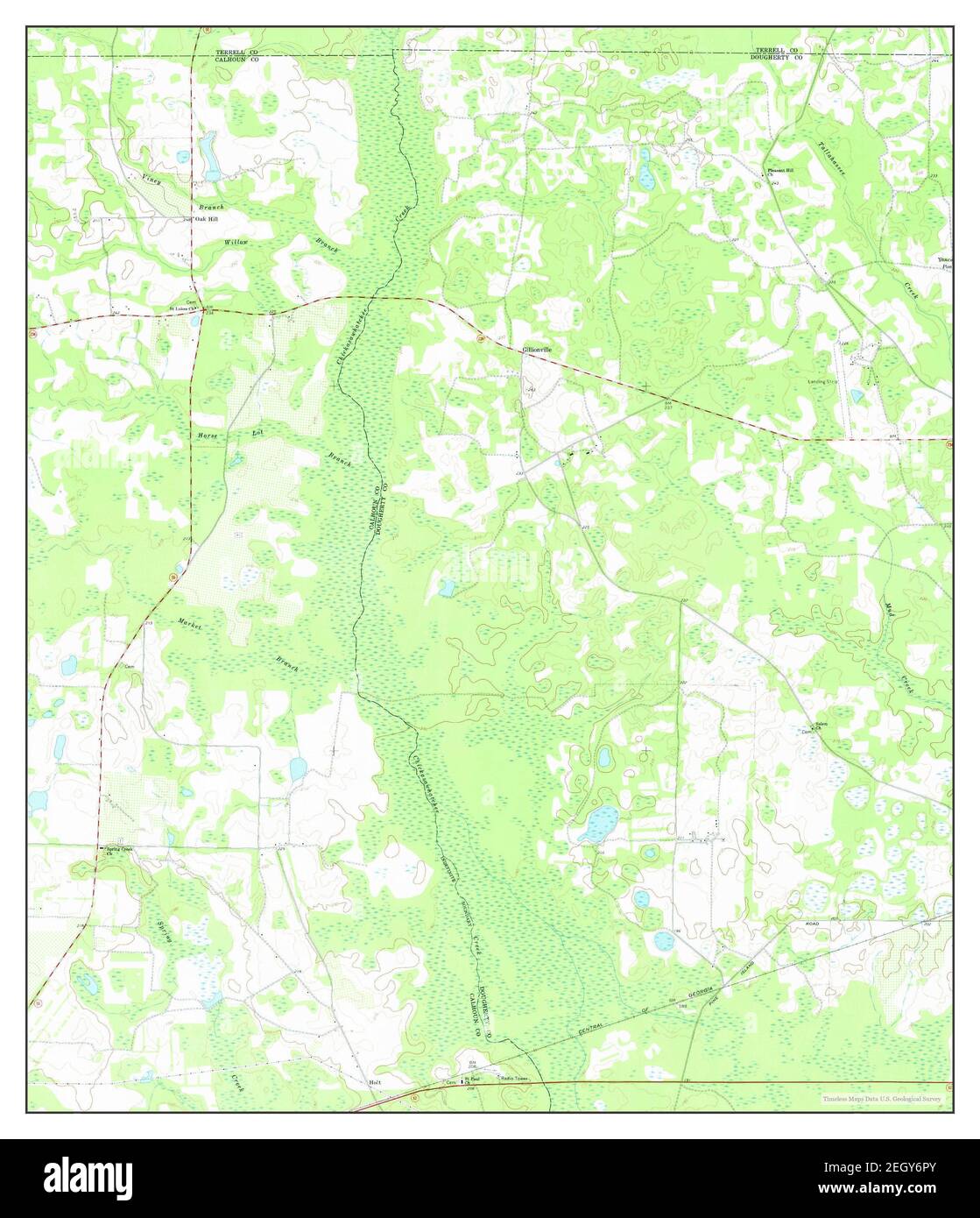 Holt, Georgia, map 1973, 1:24000, United States of America by Timeless Maps, data U.S. Geological Survey Stock Photo