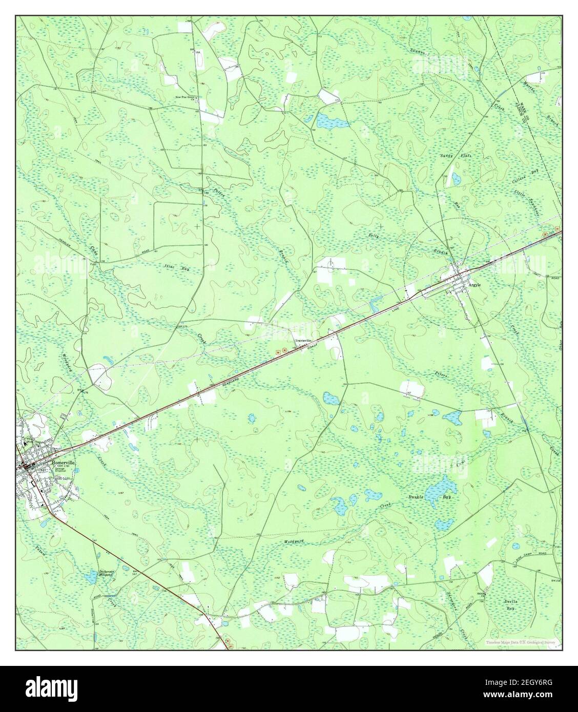 Homerville map hires stock photography and images Alamy