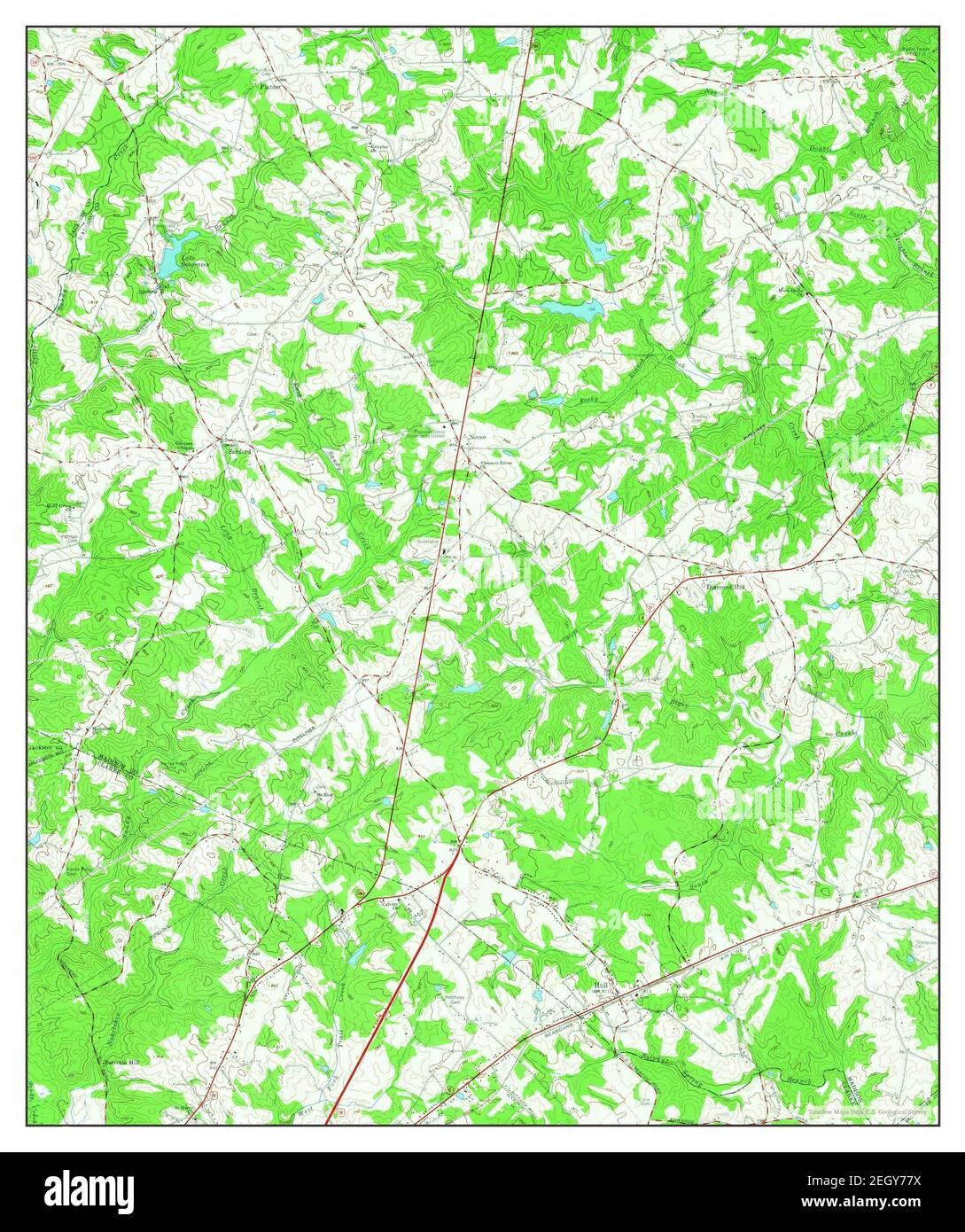 Hull, map 1964, 124000, United States of America by Timeless