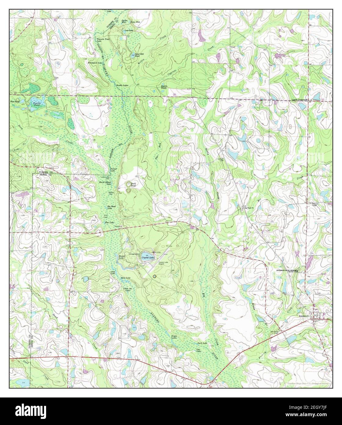 Irwinville map hires stock photography and images Alamy