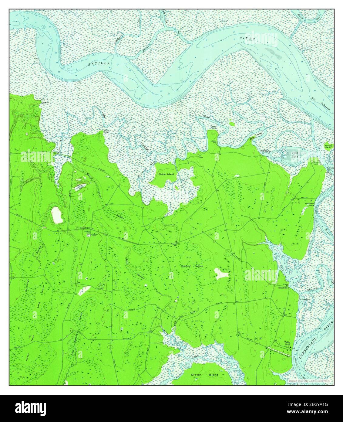 Kingsland NE, map 1958, 124000, United States of America by