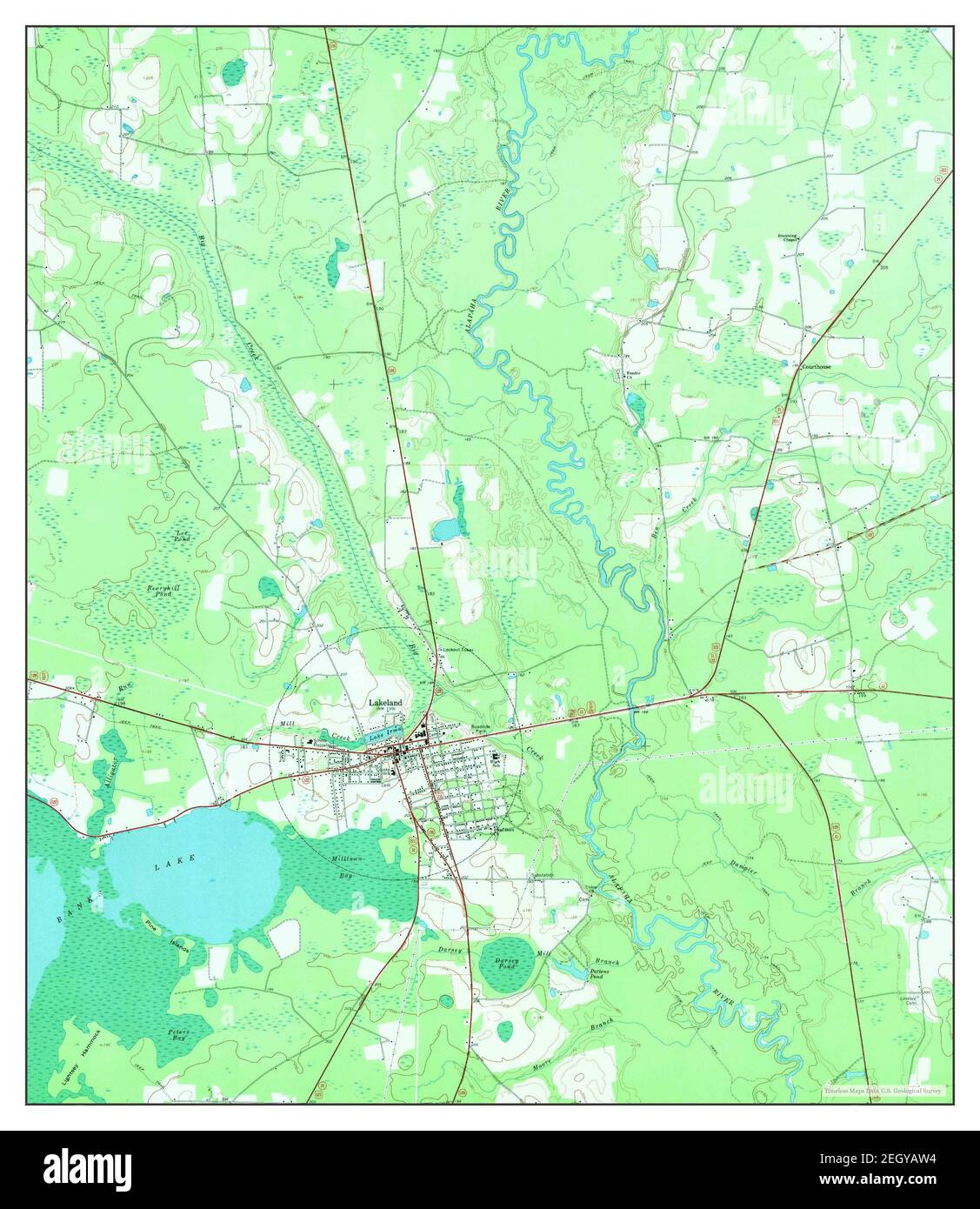 Map of lakeland Cut Out Stock Images & Pictures Alamy