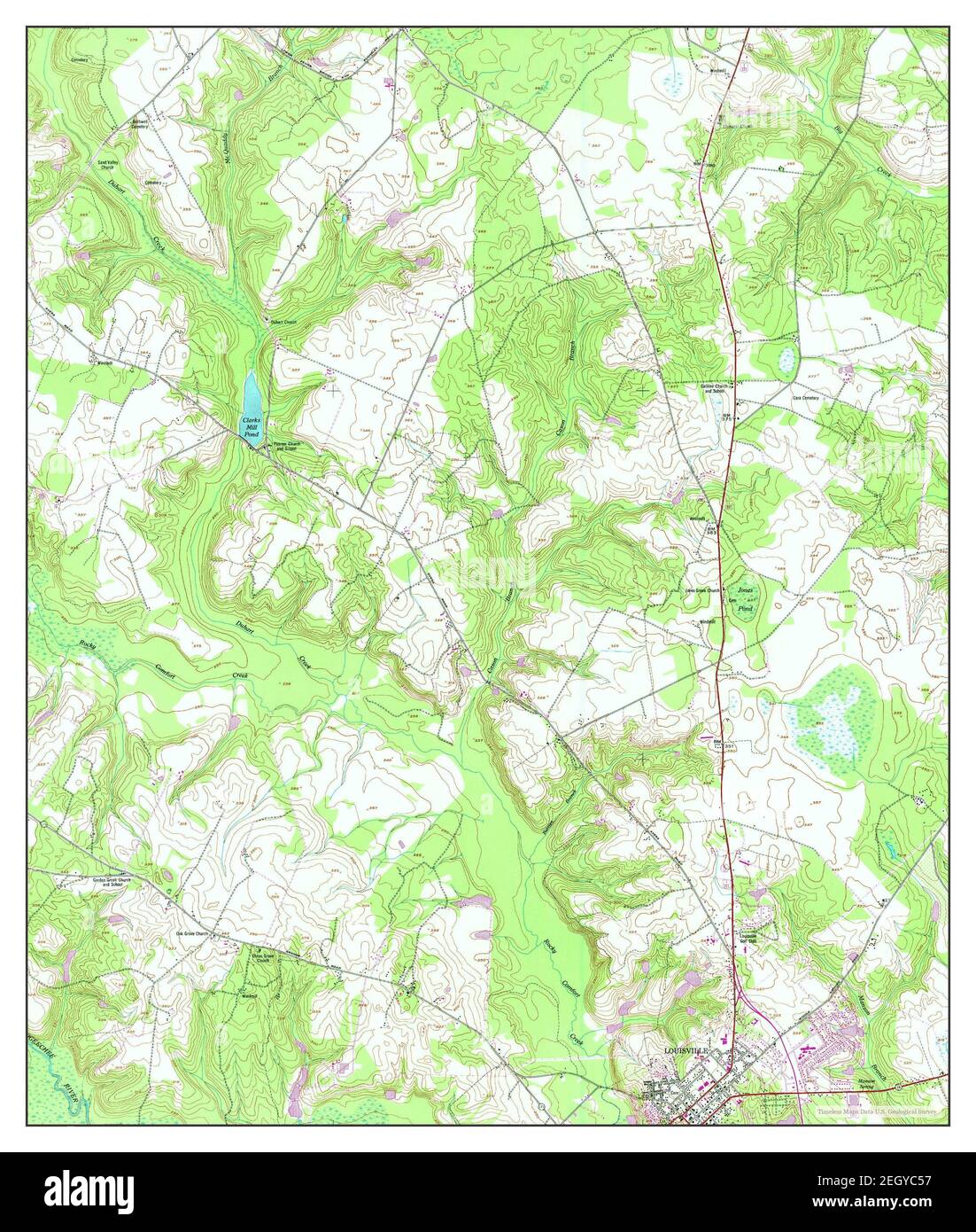 Louisville, map 1948, 124000, United States of America by