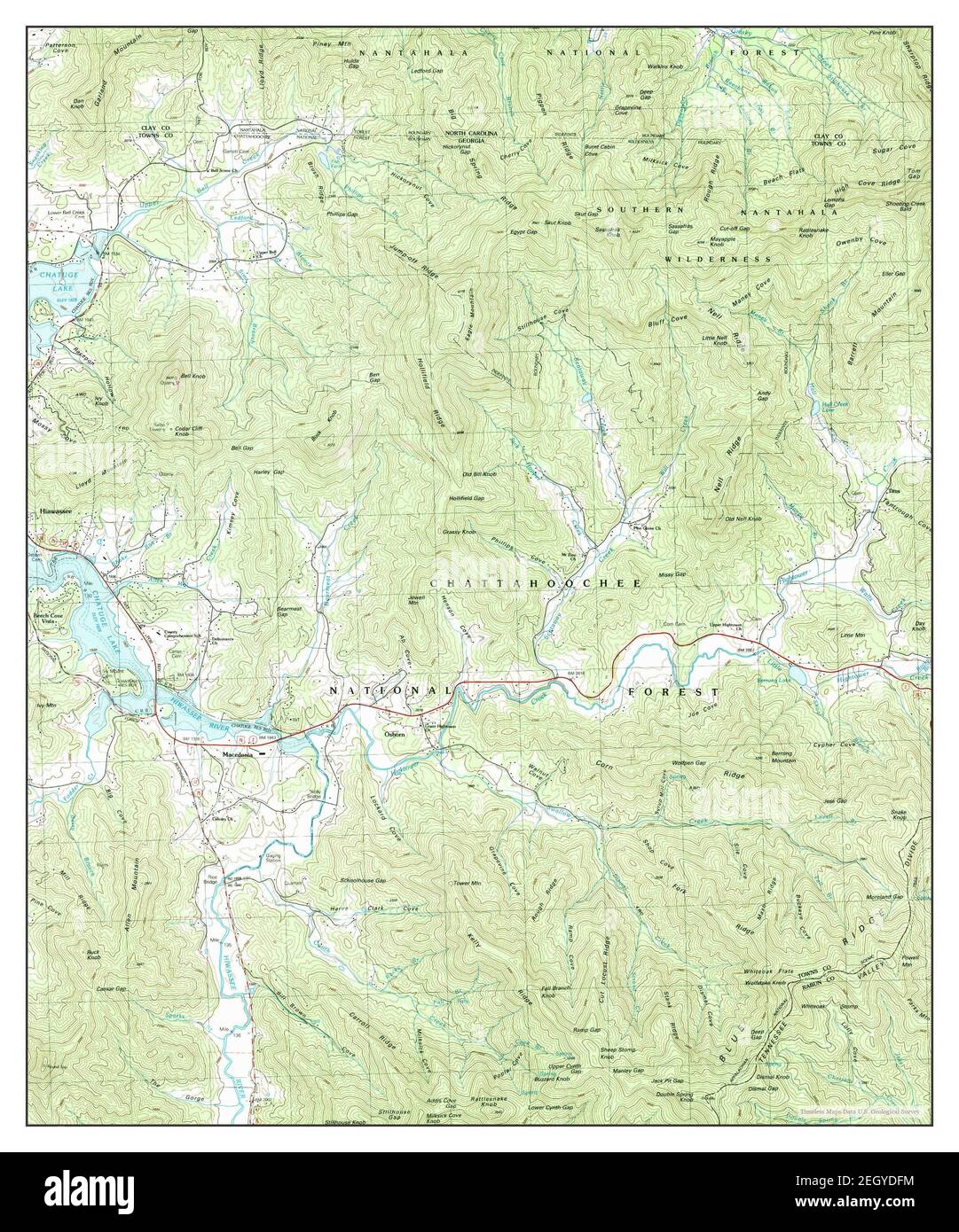 Macedonia, map 1988, 124000, United States of America by