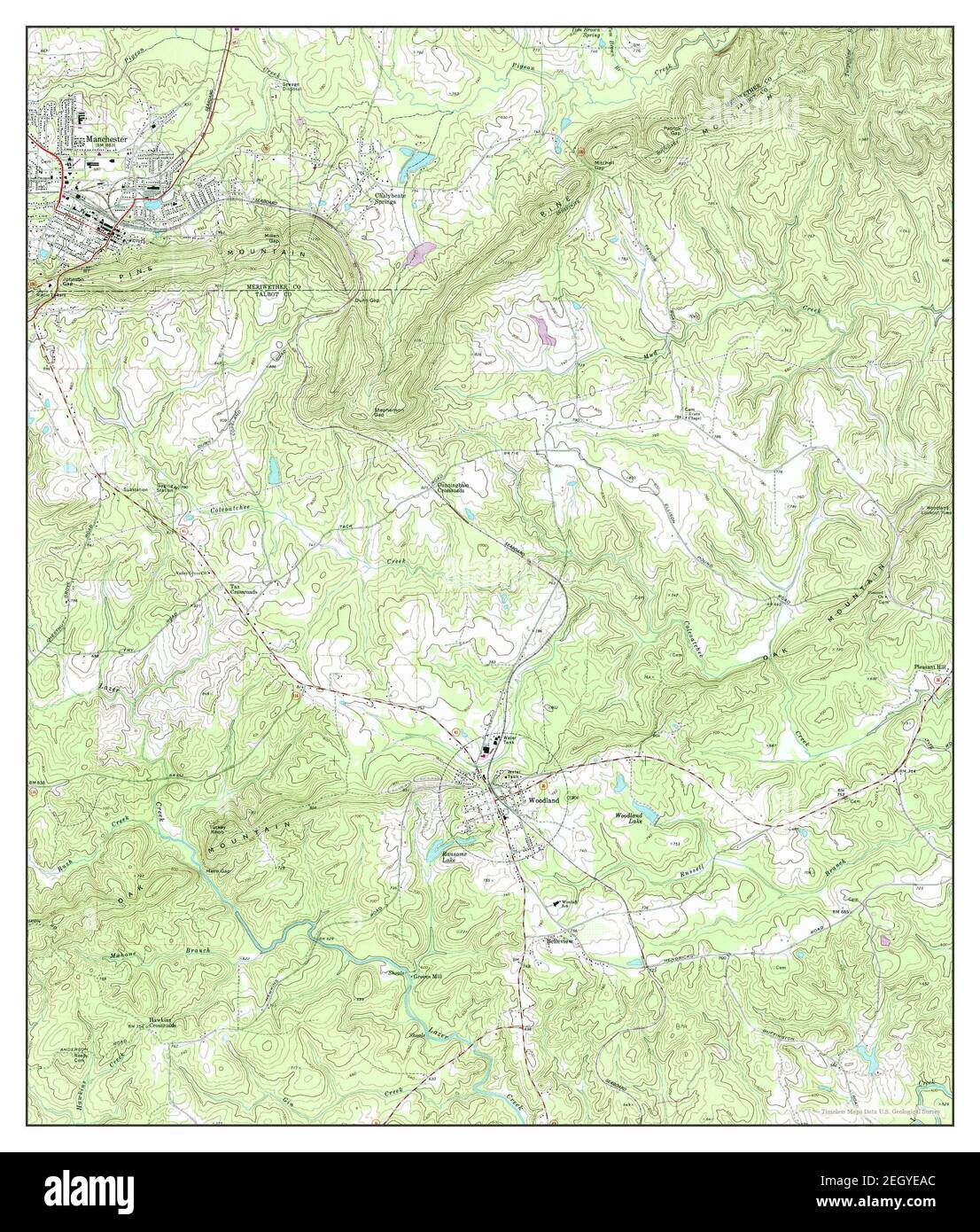 Manchester, map 1971, 124000, United States of America by