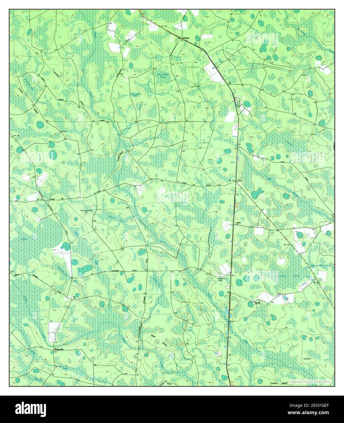 Midway, map 1994, 124000, United States of America by