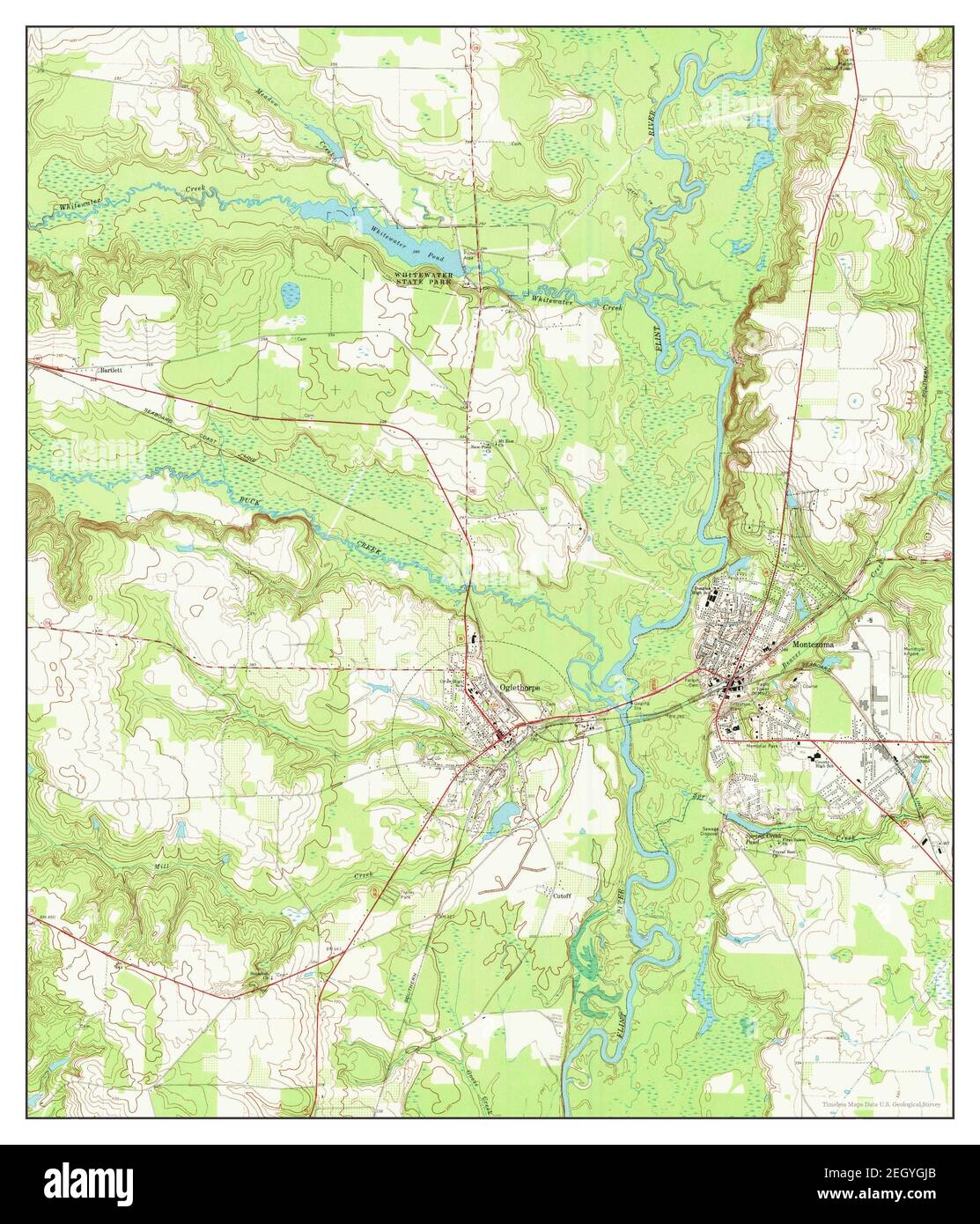 Montezuma, map 1971, 124000, United States of America by