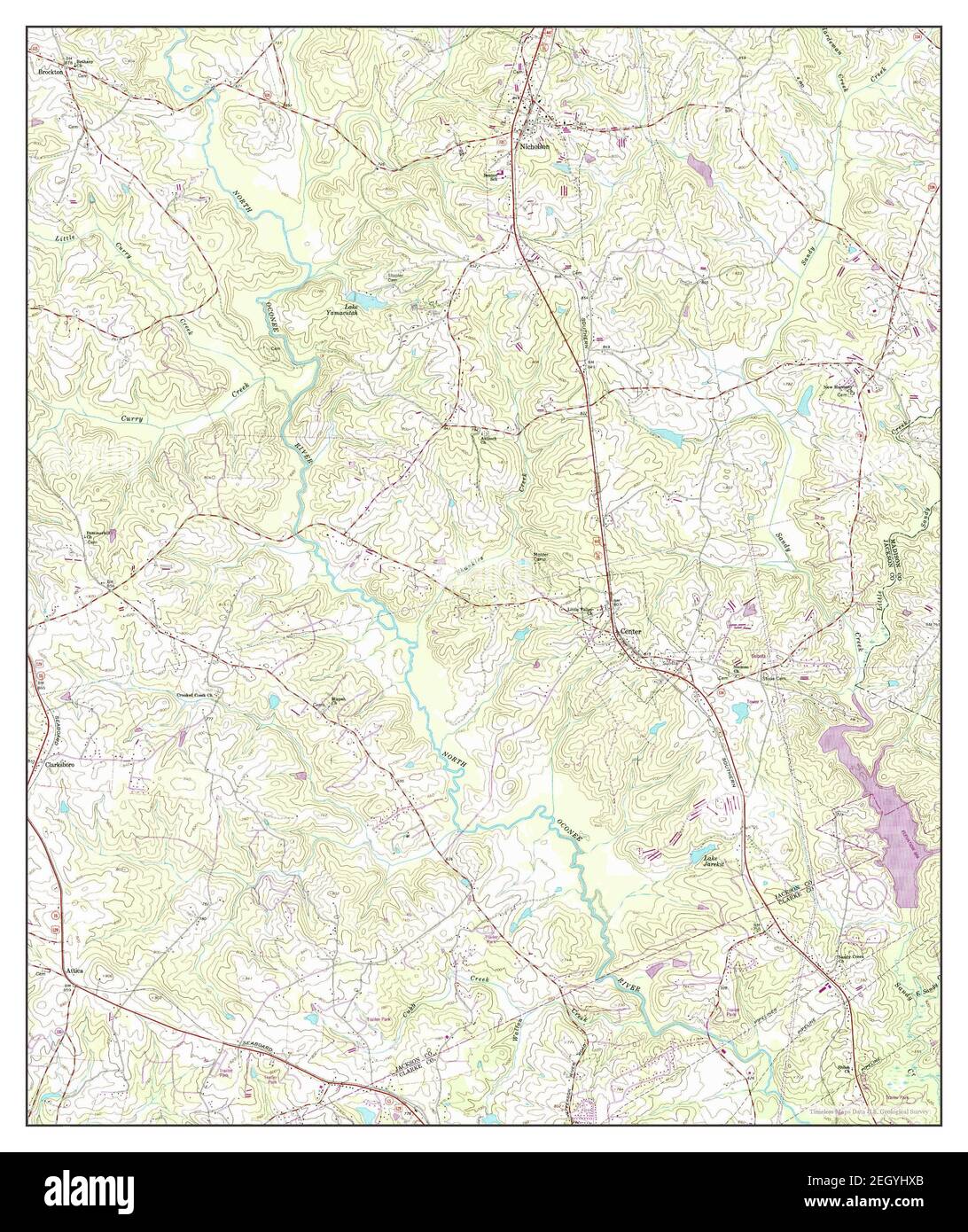 Nicholson, map 1964, 124000, United States of America by Timeless Maps, data U.S