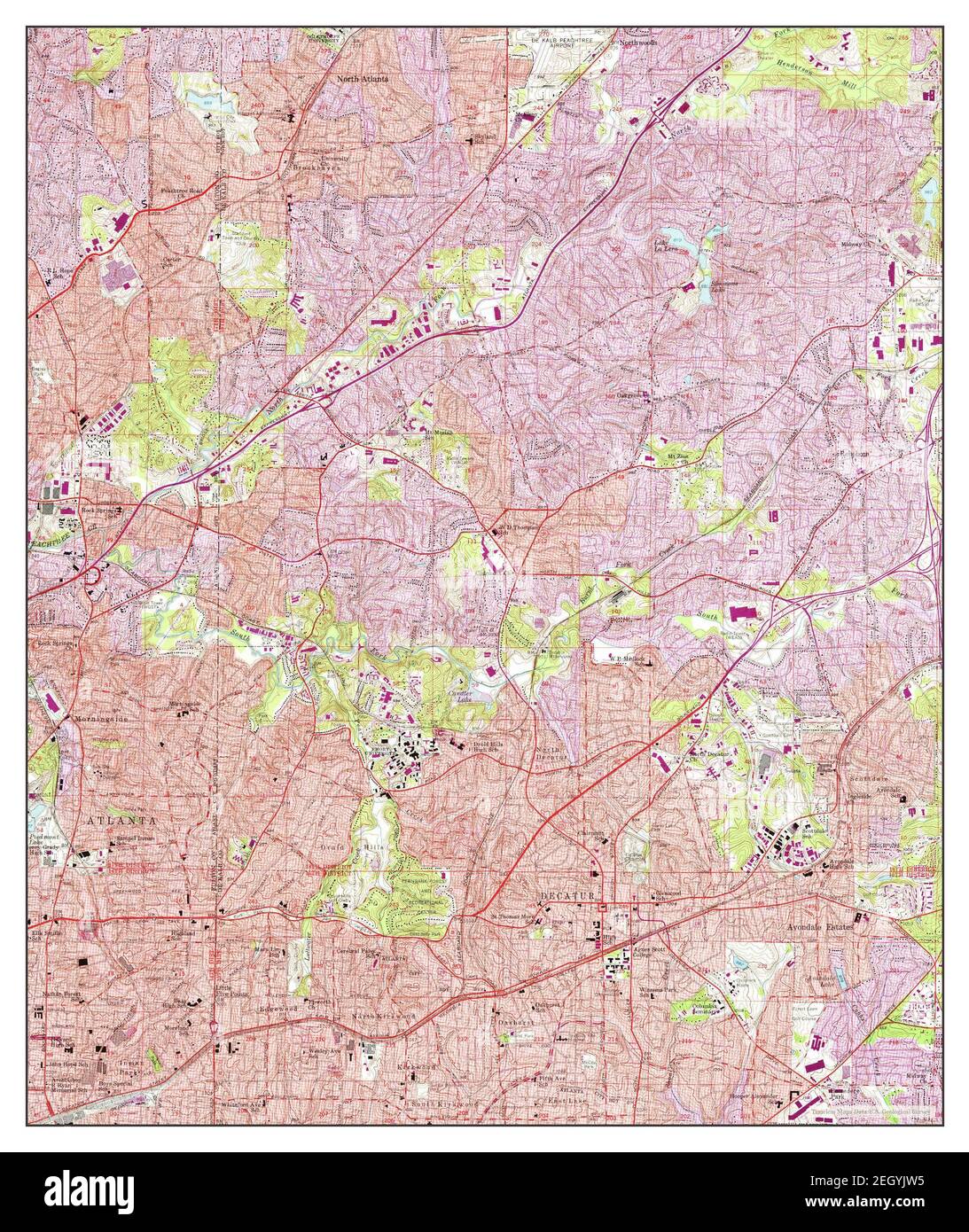Map Of Northeast Atlanta Ga 