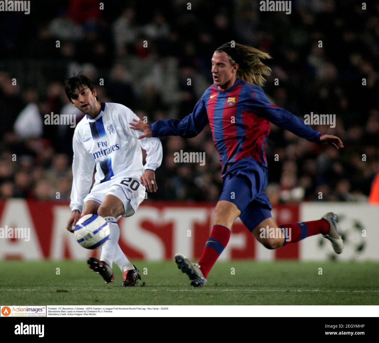 Football Fc Barcelona V Chelsea Uefa Champions League First Knockout Round First Leg Nou Camp 23