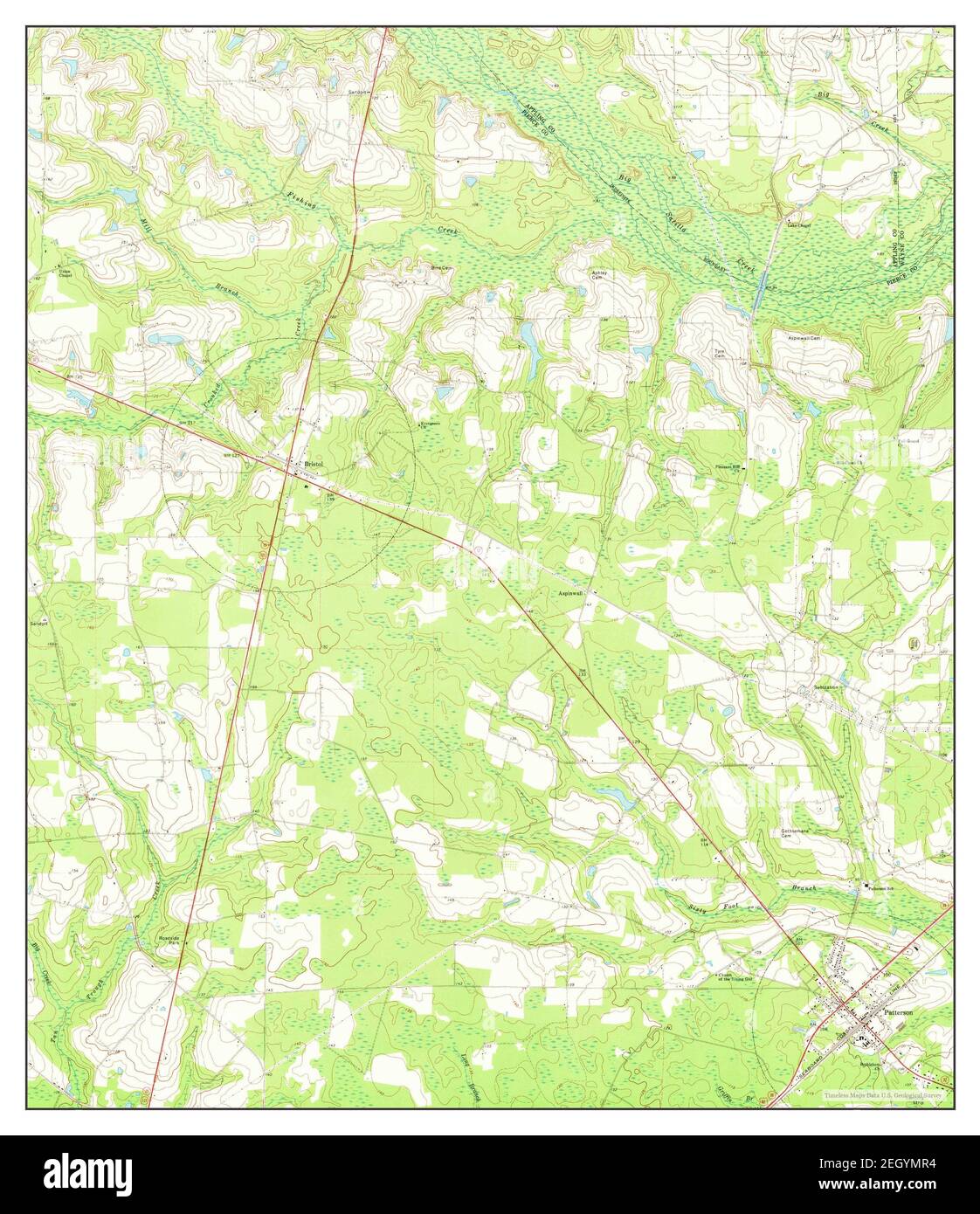 Patterson, map 1971, 124000, United States of America by