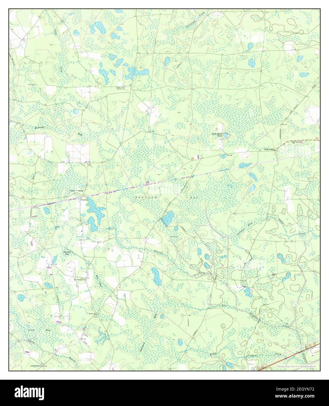 Pine Valley, map 1967, 124000, United States of America by