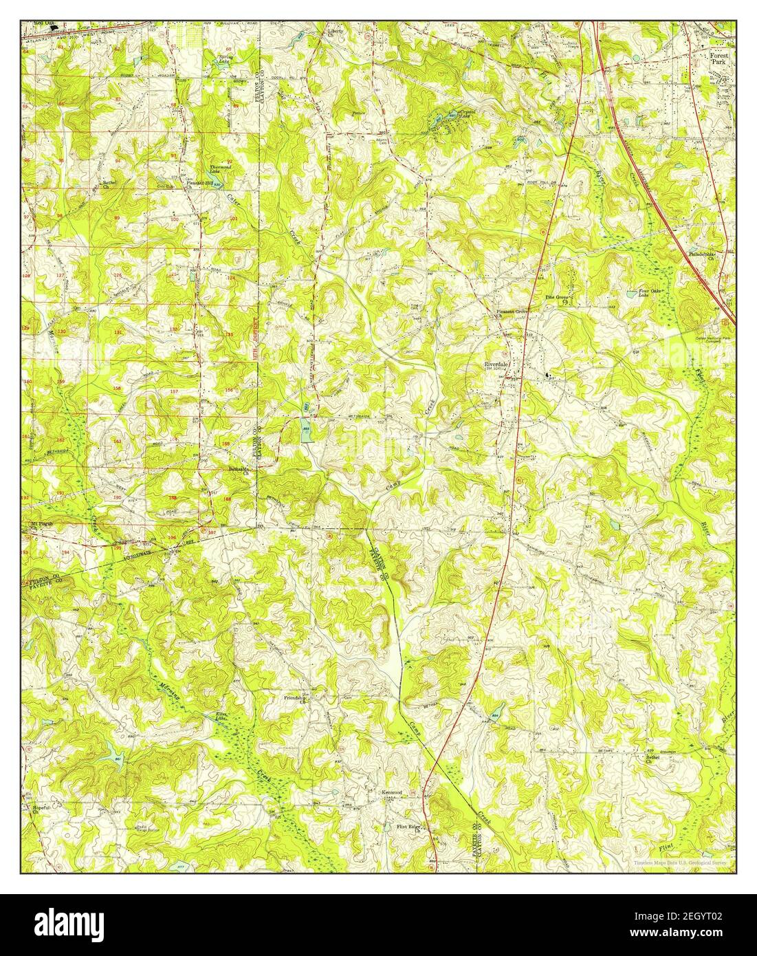Riverdale, map 1954, 124000, United States of America by