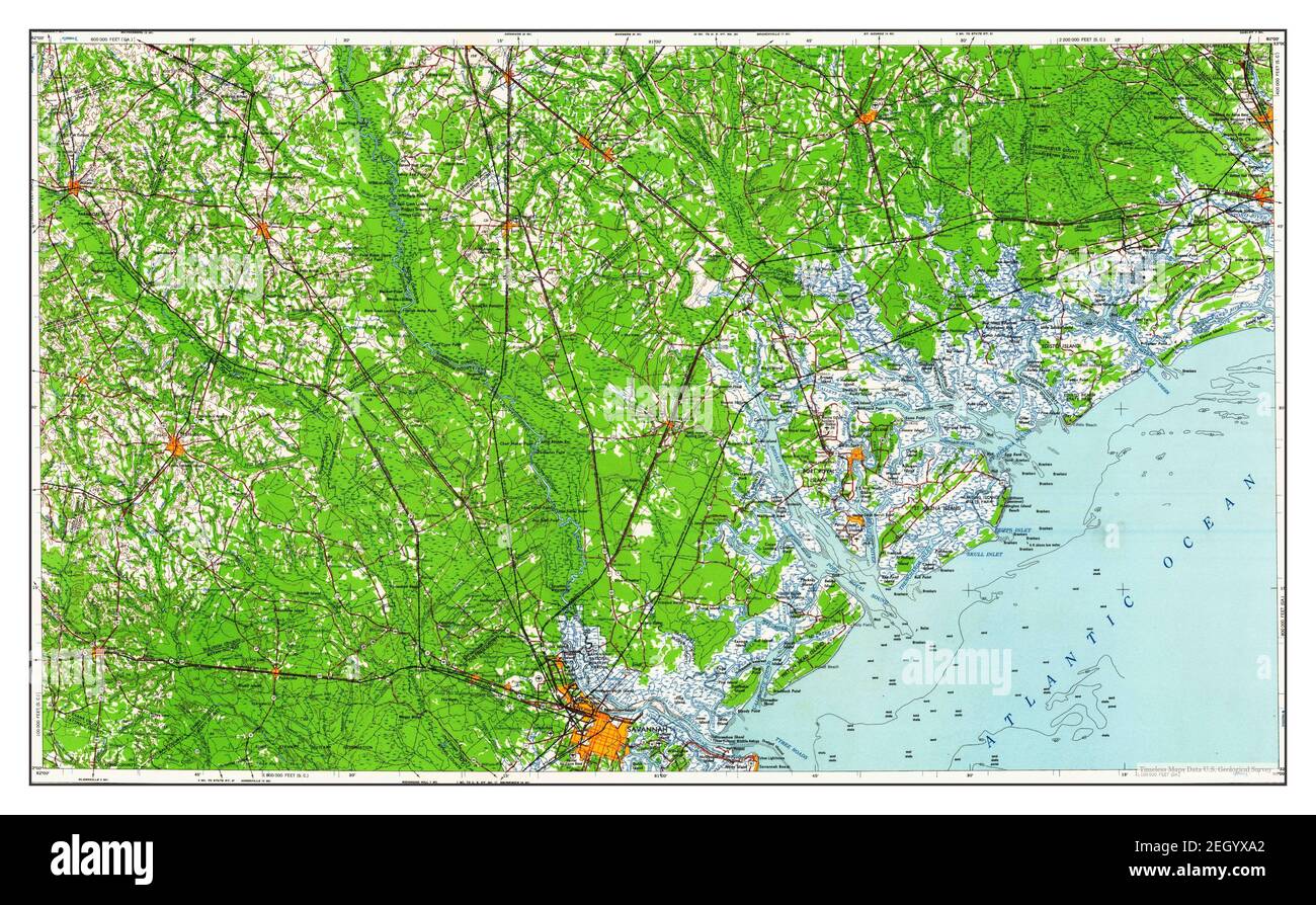 Savannah River, Georgia, South Carolina, Map, & Facts