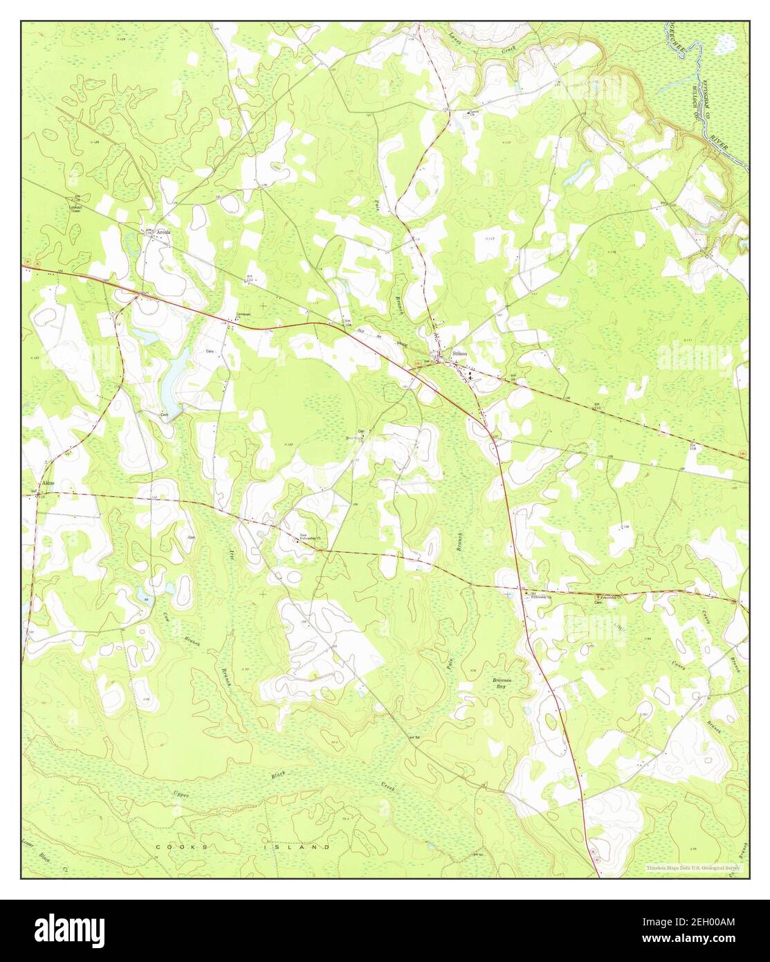 Stilson, map 1978, 124000, United States of America by