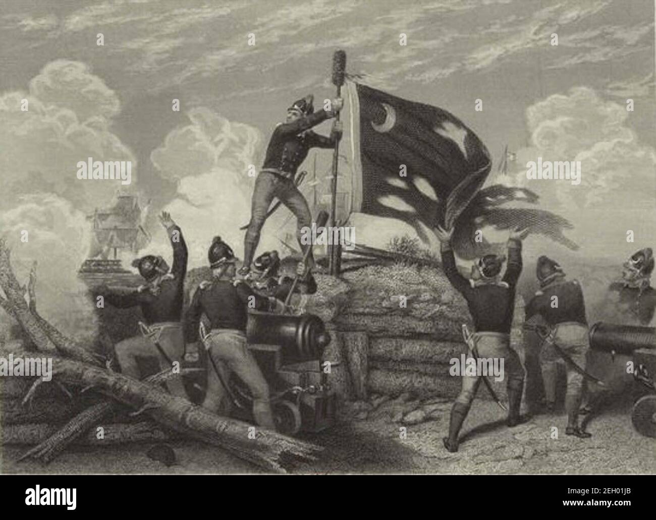 Battle of sullivans island hi-res stock photography and images - Alamy