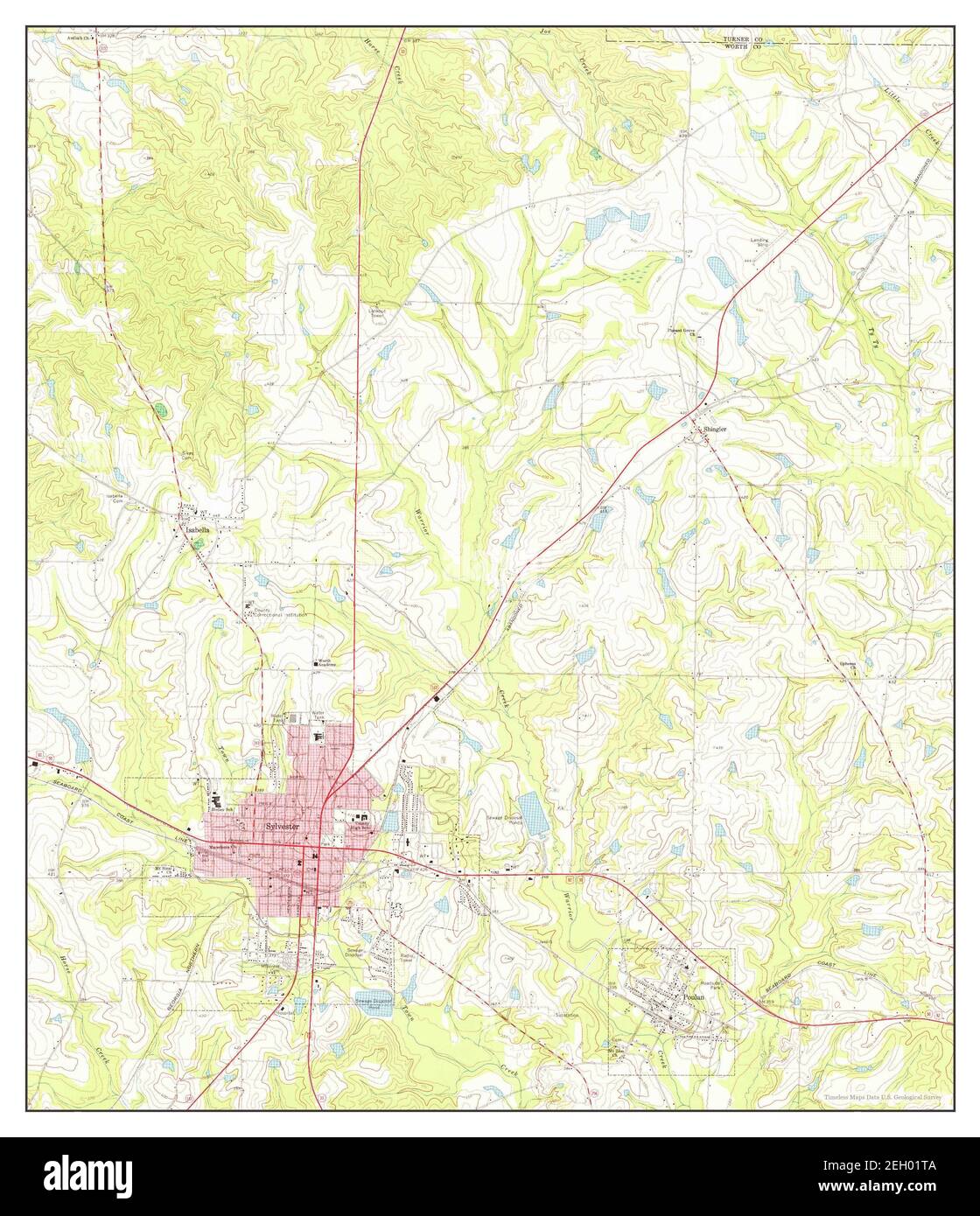 Map of sylvester hires stock photography and images Alamy