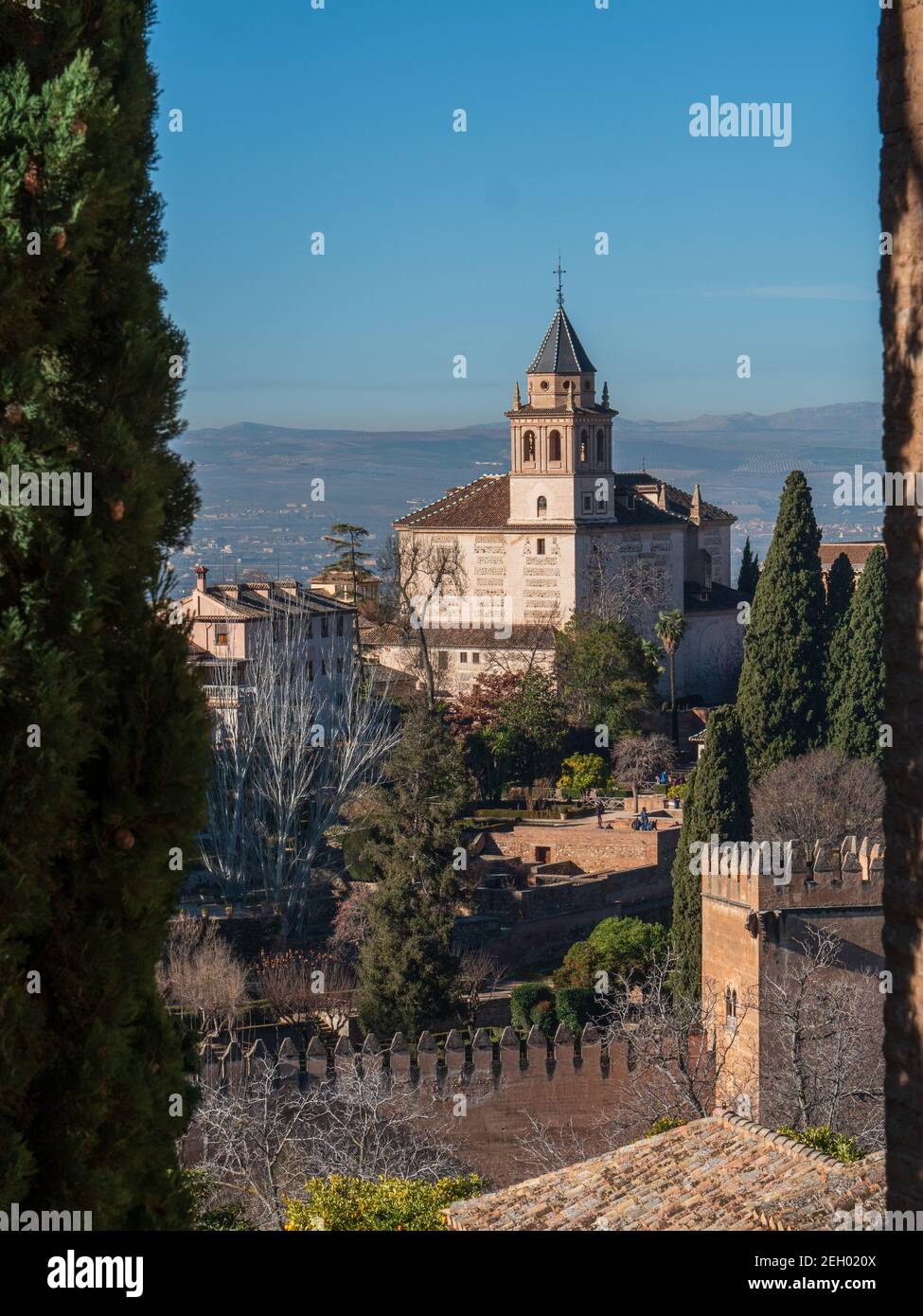 The Alhambra Granada Spain Europe Stock Photo