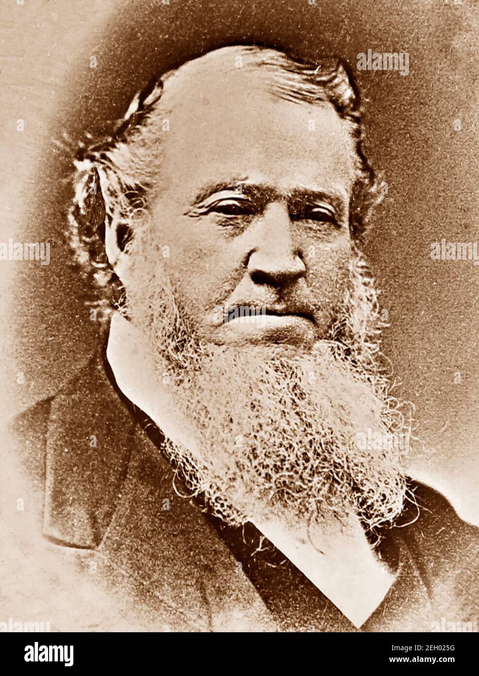Brigham Young, Victorian period Stock Photo
