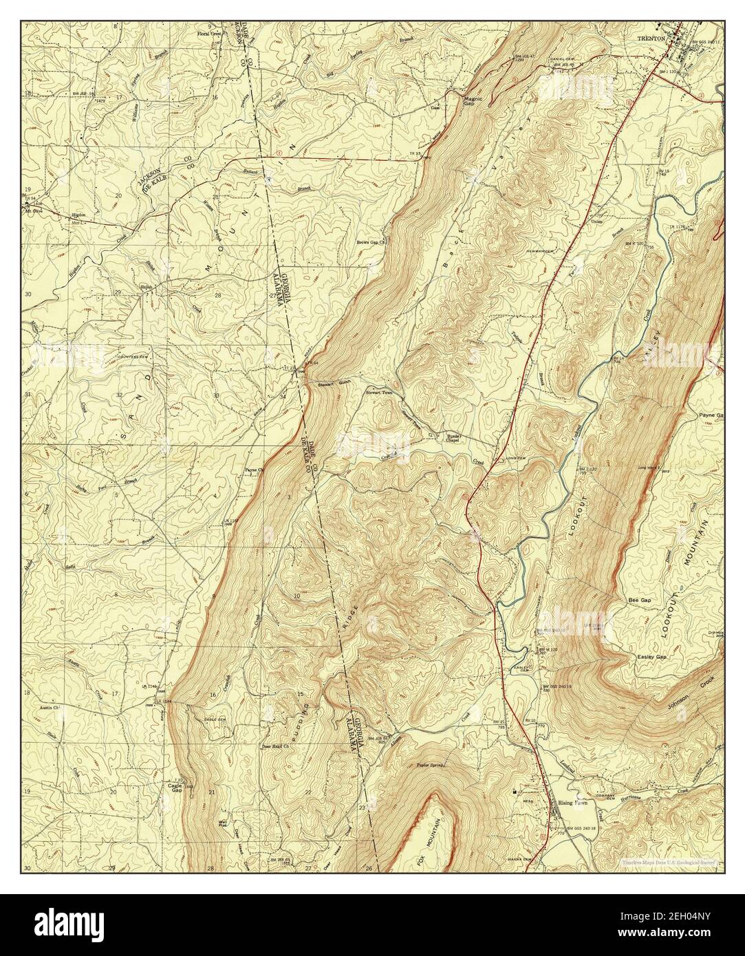 Trenton, map 1946, 124000, United States of America by Timeless Maps, data U.S