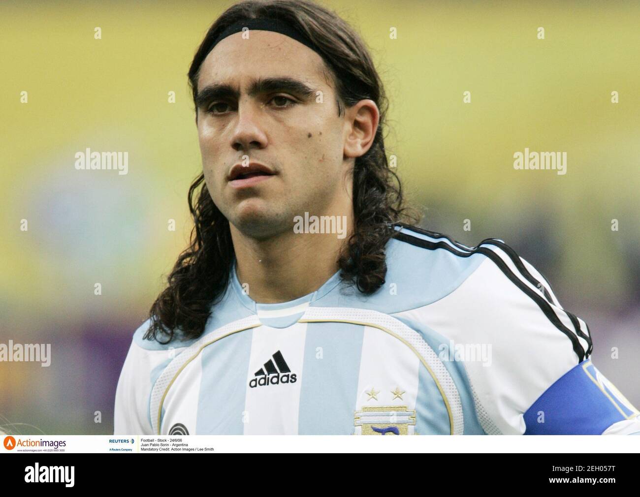 Football Stock 24 6 06 Juan Pablo Sorin Argentina Mandatory Credit Action Images Lee Smith Stock Photo Alamy