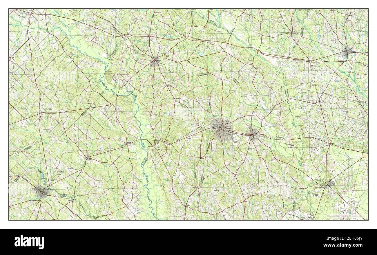 Map of vidalia Cut Out Stock Images & Pictures Alamy