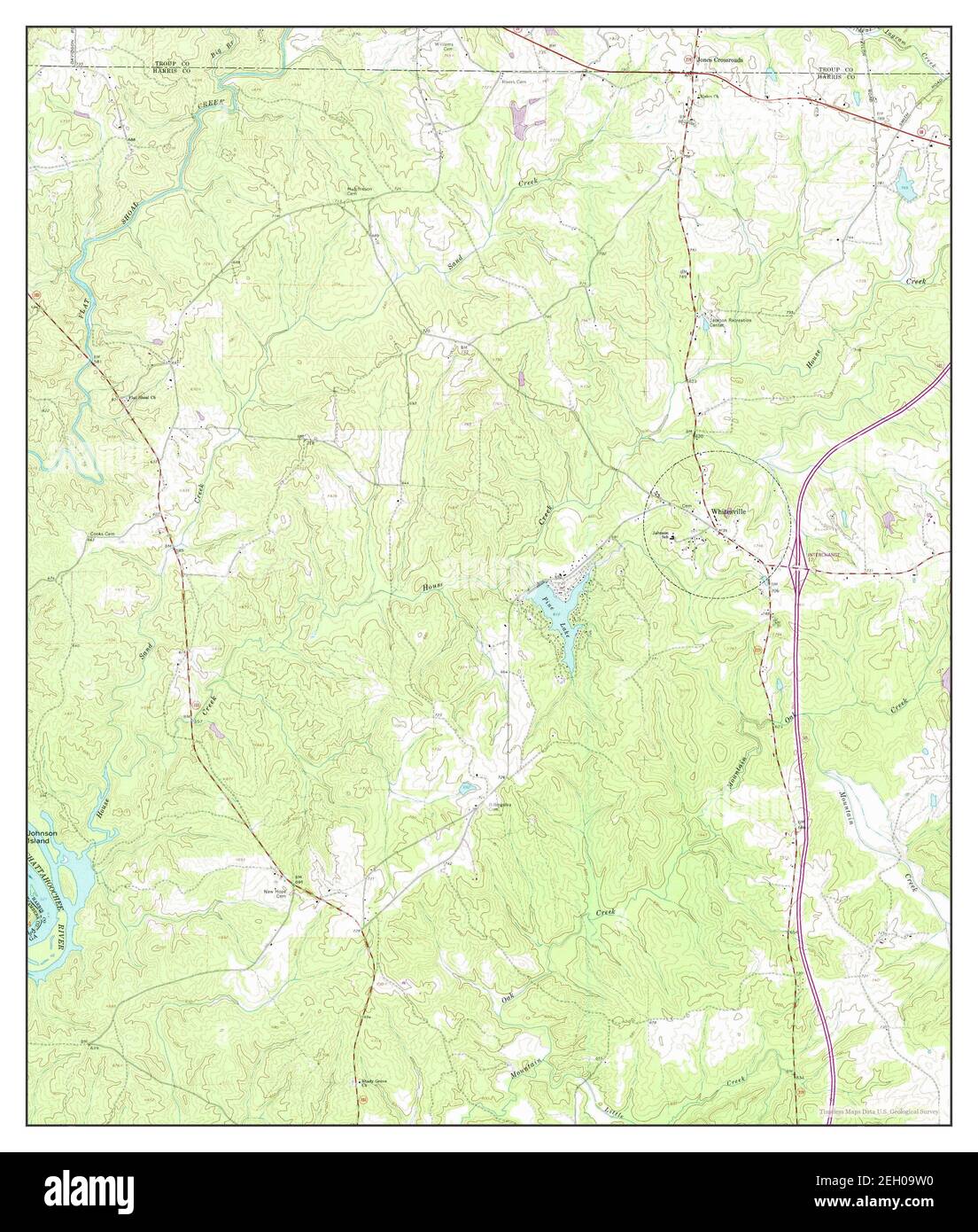 Whitesville map hires stock photography and images Alamy