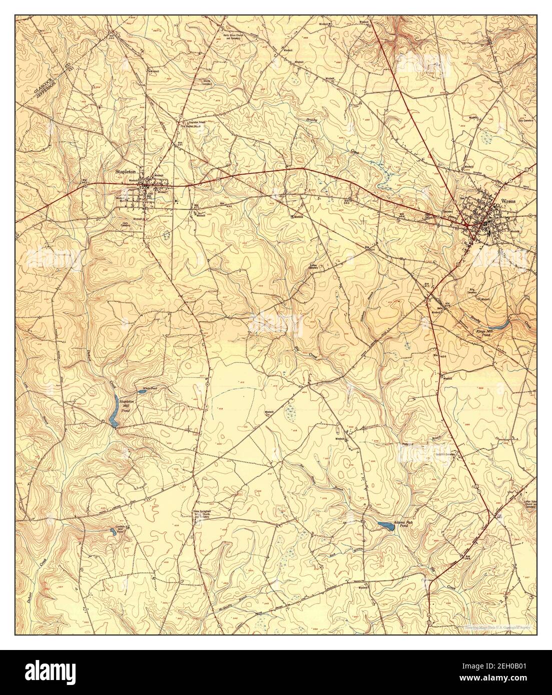 Wrens map Cut Out Stock Images & Pictures Alamy