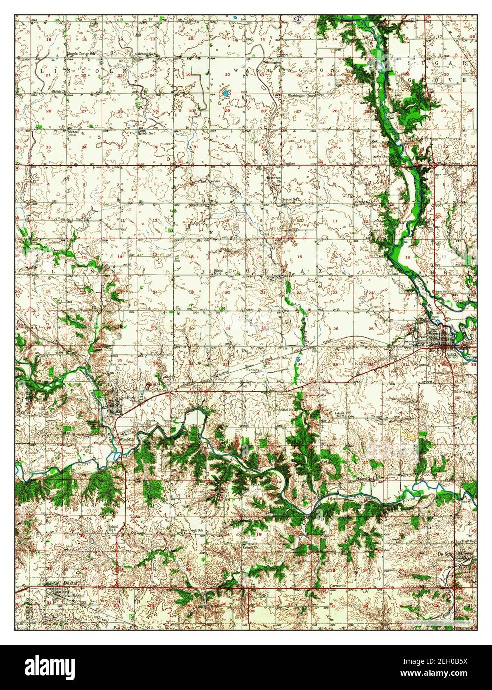 Adel iowa map Cut Out Stock Images & Pictures Alamy
