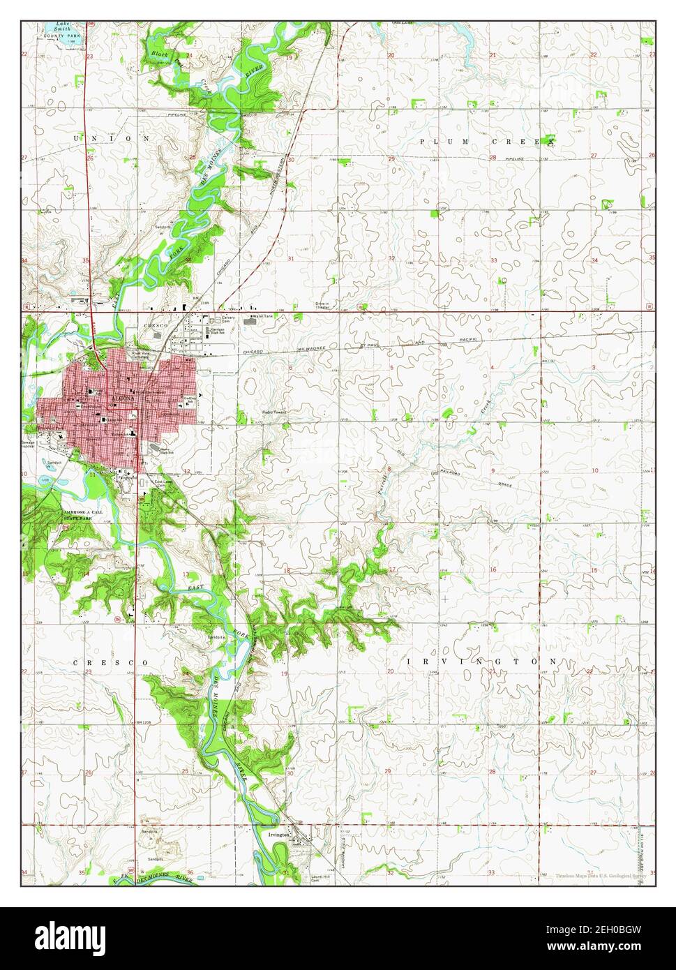 Map of algona hires stock photography and images Alamy