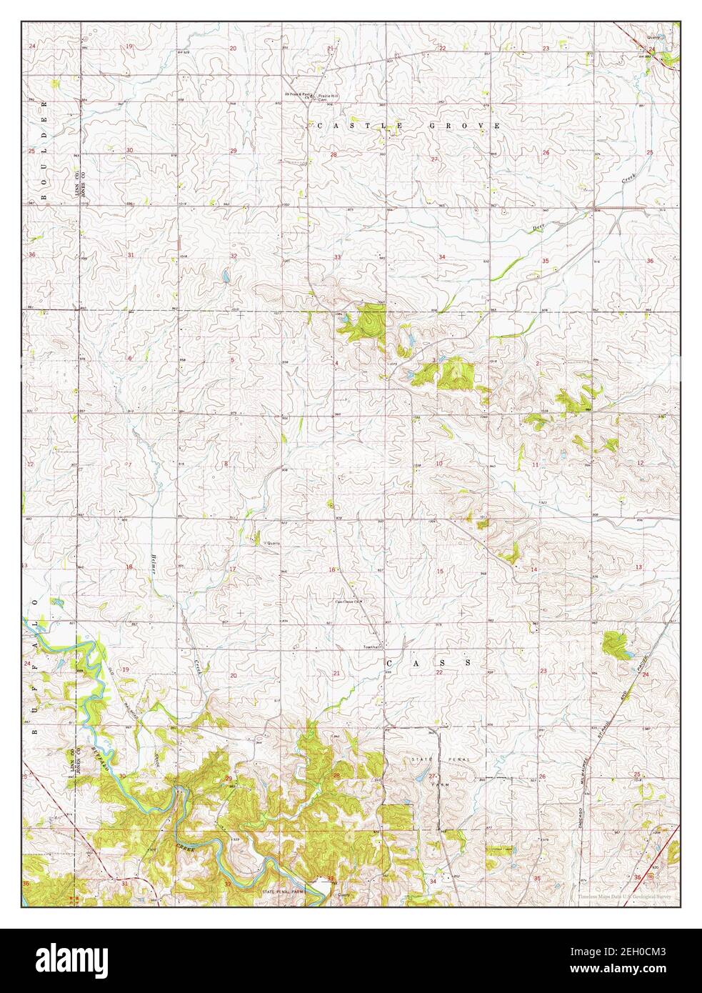 Map of anamosa hires stock photography and images Alamy