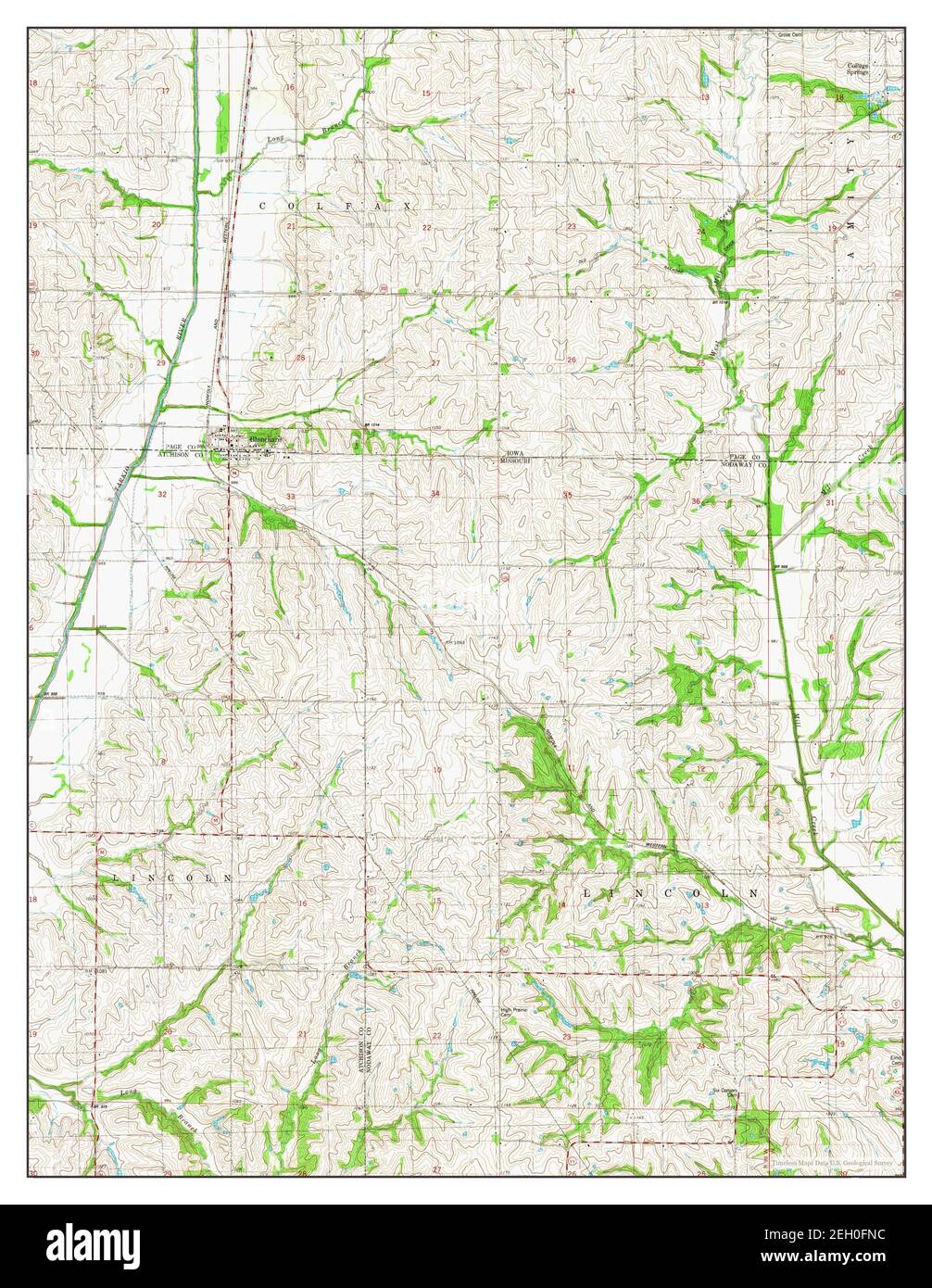 Map of blanchard hires stock photography and images Alamy