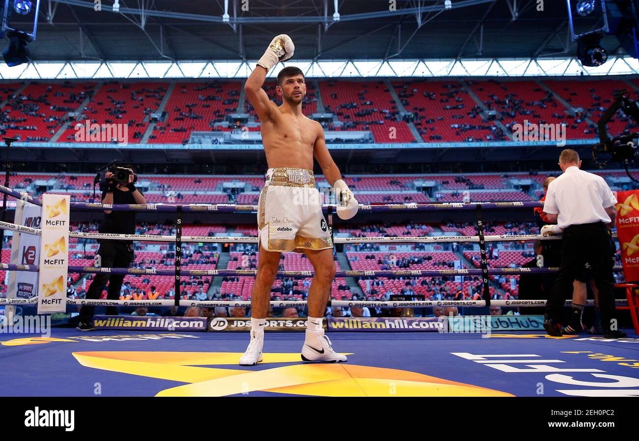 Britain Boxing - Joe Cordina v Sergej Vib - Wembley Stadium - 29/4/17  Wembley Stadium, London, England -