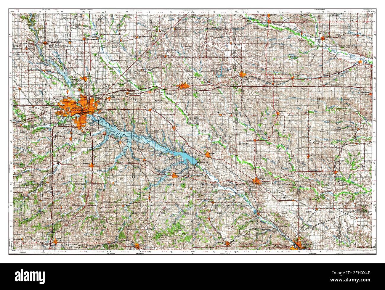 Карта 1954. Брюссель с окрестностями топографическая карта. Карта 1:250000. Map 1:250000. Подробная карта верхнего Пфальца.