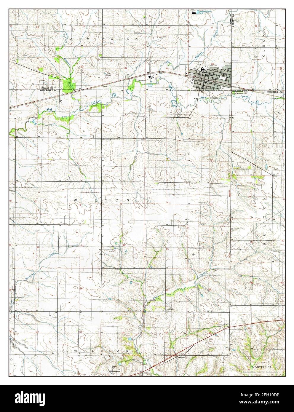Map of durant Cut Out Stock Images & Pictures Alamy